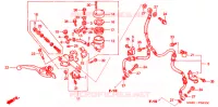 VOORREM HOOFDCILINDER voor Honda VTR 1000 FIRE STORM 1997