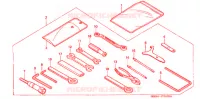GEREEDSCHAP/ACCUVAK voor Honda VTR 1000 SUPER HAWK 1999