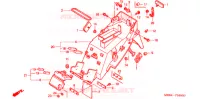 ACHTER STROOMLIJNKAP voor Honda VTR 1000 SUPER HAWK 1999