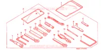 GEREEDSCHAP/ACCUVAK voor Honda VTR 1000 SUPER HAWK 1999