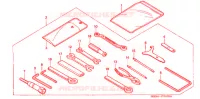 GEREEDSCHAP/ACCUVAK voor Honda VTR 1000 SUPER HAWK 2000