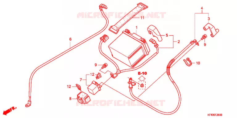 GEREEDSCHAP/ACCUVAK Honda MOTO 250 VTR 2015  VTR250F