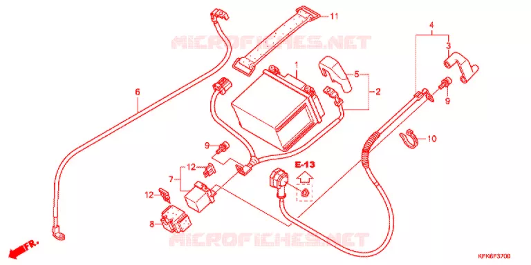 GEREEDSCHAP/ACCUVAK Honda MOTO 250 VTR 2017  VTR250FH