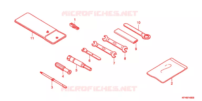 GEREEDSCHAP/ACCUVAK Honda MOTO 250 VTR 2017  VTR250FH