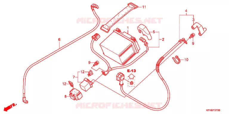GEREEDSCHAP/ACCUVAK Honda MOTO 250 VTR 2017  VTR250H