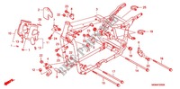 FRAME CHASSIS voor Honda VTX 1300 C 2009