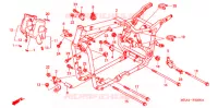 FRAME CHASSIS voor Honda VTX 1300 S RETRO 2003