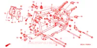 FRAME CHASSIS voor Honda VTX 1300 S RETRO 2003