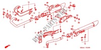 UITLAATDEMPER(2) voor Honda VTX 1300 S RETRO 2003
