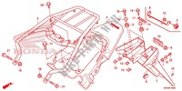 ACHTERSPATBORD  (XR125LEK/LK) voor Honda XR 125, Kick starter only -DK- 2012