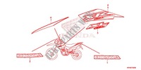 MERK/STREEP(1) voor Honda XR 125, Kick starter only -DK- 2012