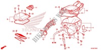 VOOR AFDEKKING/LUCHTFILTER voor Honda XR 125, Kick starter only -DK- 2012