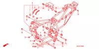 FRAME CHASSIS  voor Honda 125 VARADERO LIMITED 2005