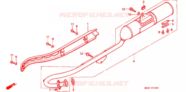 UITLAATDEMPER(2) Honda MOTO 100 XR 1998  XR100RW