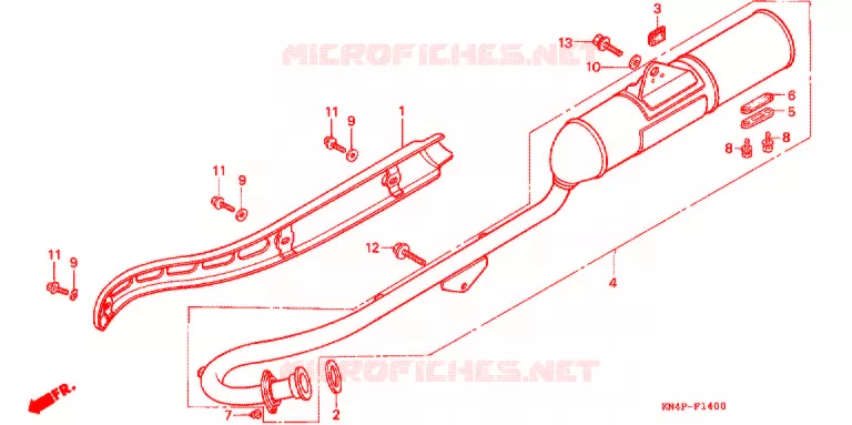 UITLAATDEMPER(2) Honda MOTO 100 XR 2000  XR100RY
