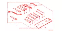 GEREEDSCHAP/ACCUVAK voor Honda XR 250 DIRT BIKE 2007