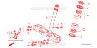 STURING STANG/BOVENSTE BRUG voor Honda XR 250 BAJA Without speed warning light 1998
