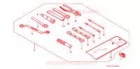 GEREEDSCHAP/ACCUVAK voor Honda XR 250 L 1992