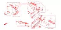 OPSTAP/PEDAAL voor Honda XR 250 L 1992