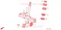 STURING STANG/BOVENSTE BRUG voor Honda XR 250 L 1992