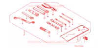 GEREEDSCHAP/ACCUVAK voor Honda XR 250 L 1996