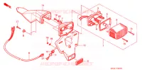 ACHTERLICHT(2) voor Honda XR 250 L 1996