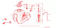BRANDSTOF TANK voor Honda XR 250 L 1996