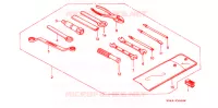 GEREEDSCHAP/ACCUVAK voor Honda XR 250 L 1996