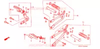 OPSTAP/PEDAAL voor Honda XR 250 L 1996