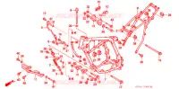 FRAME CHASSIS voor Honda XR 250 R 1999