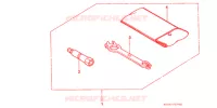 GEREEDSCHAP/ACCUVAK voor Honda XR 250 R 1999