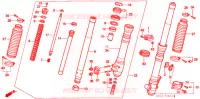 VOOR VORK voor Honda XR 250 R 1999