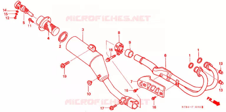 UITLAATDEMPER(2) Honda MOTO 250 XR 2000  XR250RY