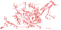 FRAME CHASSIS voor Honda XR 250 With speed warning light 1997