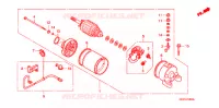 STARTEN MOTOR voor Honda XR 250 With speed warning light 1997
