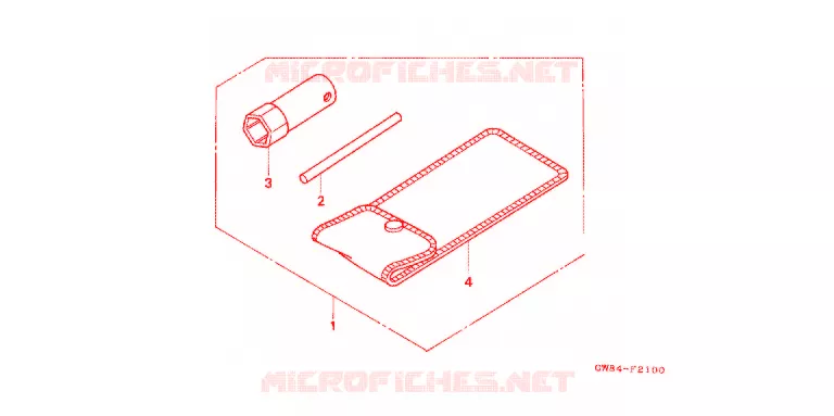 GEREEDSCHAP/ACCUVAK Honda MOTO 50 Z50 2000  Z50RX