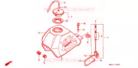 BRANDSTOF TANK voor Honda Z 50 R 1999