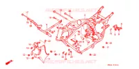 FRAME CHASSIS voor Honda VT 1100 SHADOW 1989