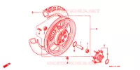ACHTER WIEL voor Honda VT 1100 SHADOW SPIRIT 2001