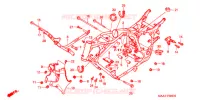 FRAME CHASSIS voor Honda VT 1100 SHADOW SPIRIT 2001