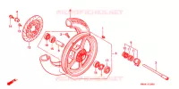 VOOR WIEL voor Honda VT 1100 SHADOW SPIRIT 2001