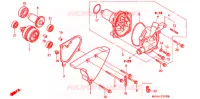WATERPOMP voor Honda VT 1100 SHADOW SPIRIT 2001
