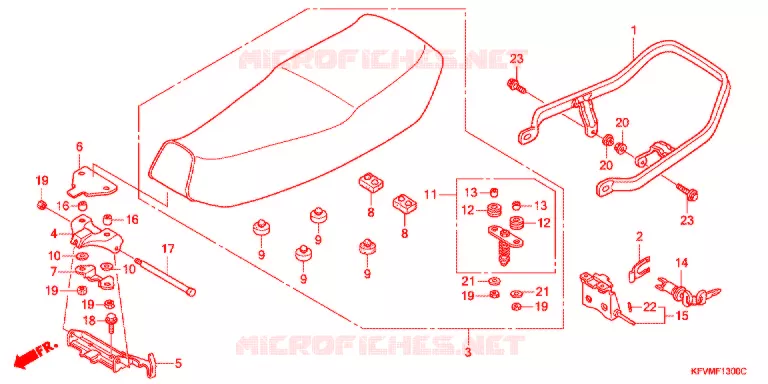 ENKELE ZITTING(2) Honda MOTO 100 C100 2012  C100MB_MA
