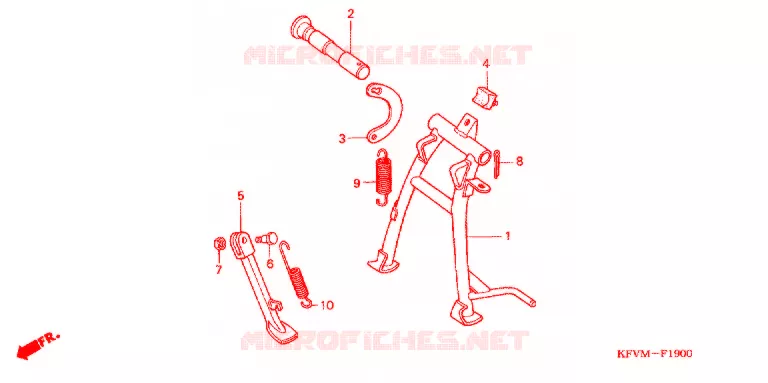 OPSTAP/KICKARM/ WISSEL PEDAAL Honda MOTO 100 C100 2012  C100MB_MA