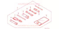 GEREEDSCHAP/ACCUVAK voor Honda CG 125 FAN KICK 2009