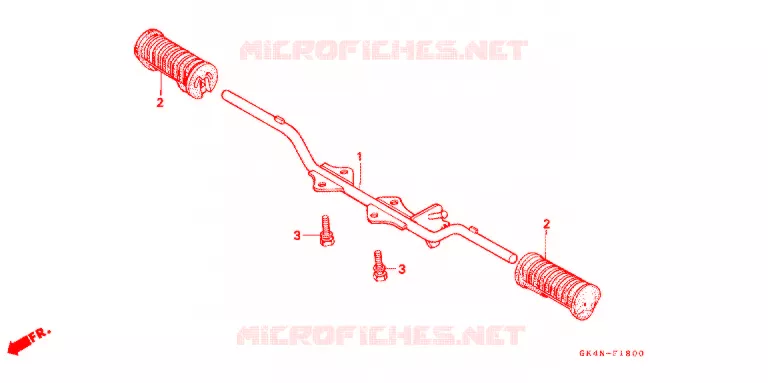 OPSTAP/KICKARM/ WISSEL PEDAAL Honda SCOOTER 50 C50 2004  C50ST2_J