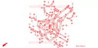 FRAME CHASSIS voor Honda CB 1000 BIG ONE 1994