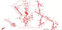 VOORREM HOOFDCILINDER voor Honda CB 1000 BIG ONE 1994