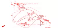 VOORSPATBORD voor Honda CB 1000 BIG ONE 1994
