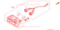 ACHTERLICHT(2) voor Honda CBR 250 RR Without speed warning light 1994